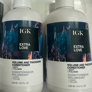Brand new X2 IGK volume and thickening conditioner.